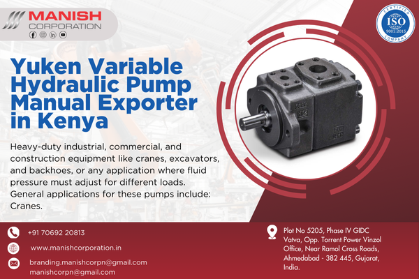 Yuken Variable Hydraulic Pump Manual Exporter in Kenya